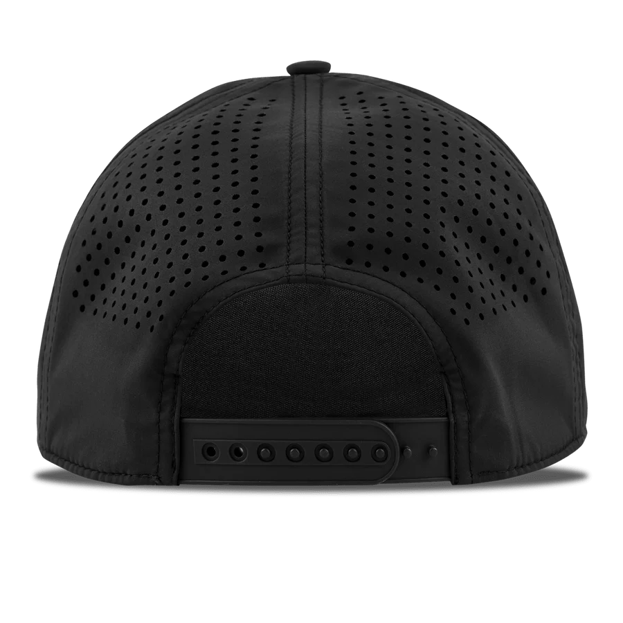 Rowdies Branded Bills Black Two Star Logo Rope Snapback Hat