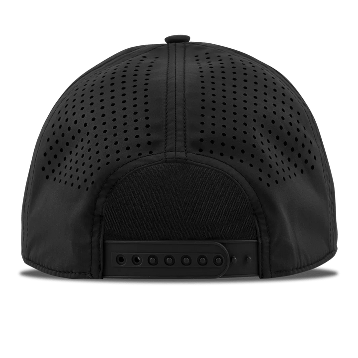 Rowdies Branded Bills Black Two Star Logo Rope Snapback Hat