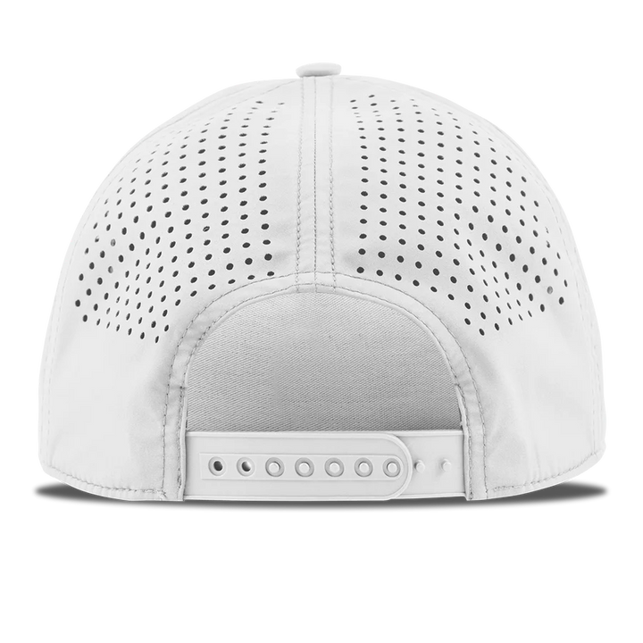 Rowdies Branded Bills White Two Star Logo Rope Snapback Hat