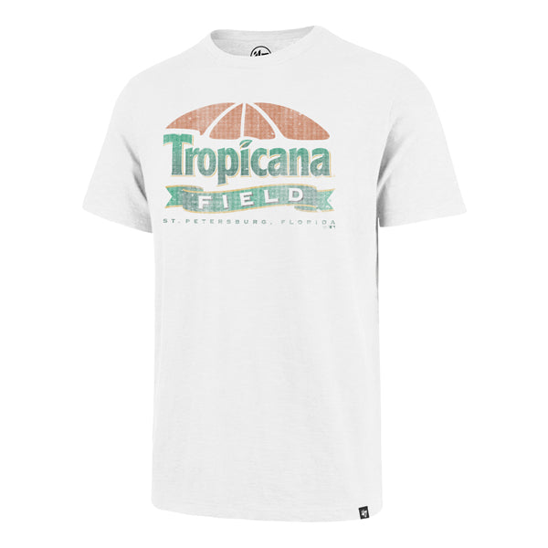Rays '47 Brand White Tropicana Field T-Shirt