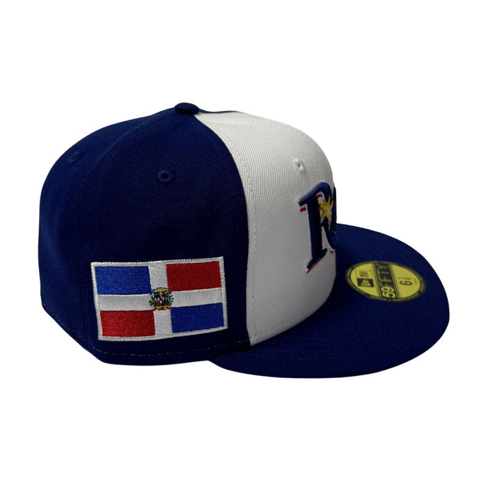 Rays New Era Dominican Heritage Wordmark 59Fifty Fitted Hat