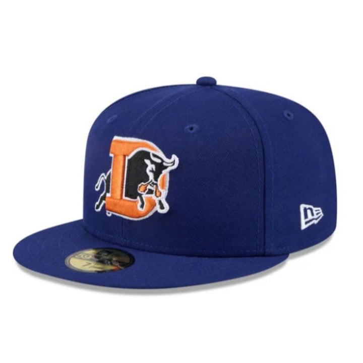 Rays New Era Royal Blue Durham Bulls 59Fifty Fitted Hat