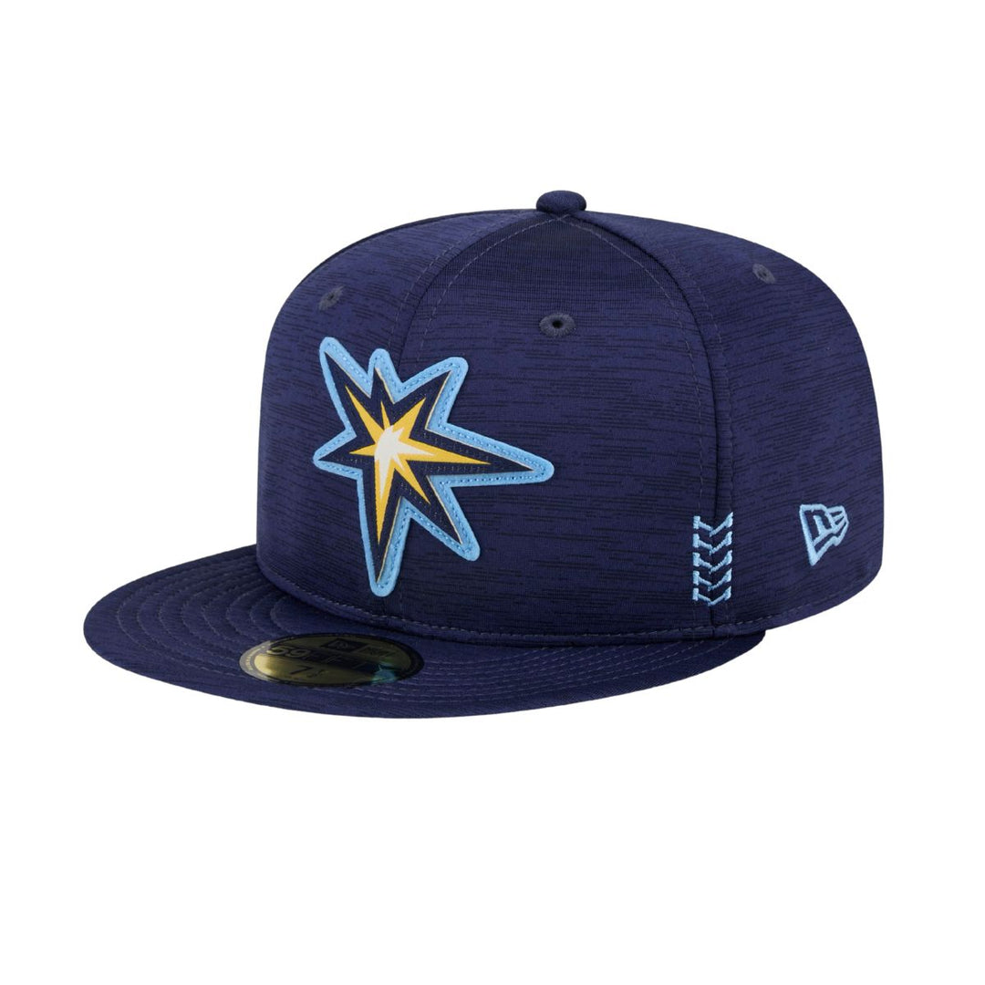Rays New Era Navy 2024 Burst Clubhouse 59Fifty Fitted Hat