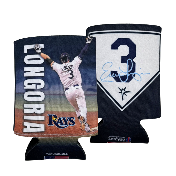 Rays Evan Longoria Two Sided Player Can Cooler