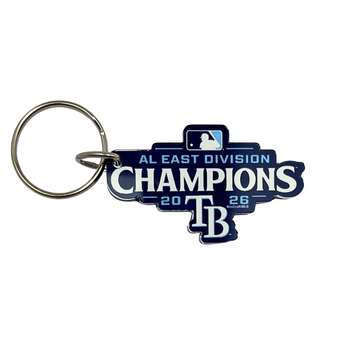 Rays WinCraft AL East Champs 2026 Acrylic Key Ring