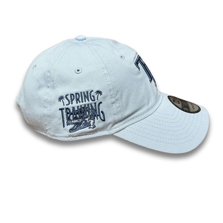 Rays New Era Blue 2025 Spring Training TB 9Twenty Adjustable Hat