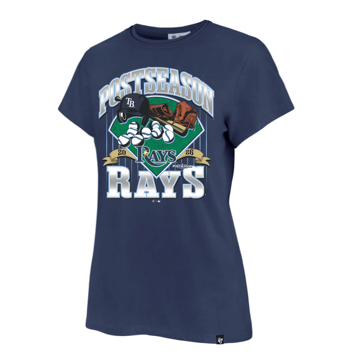 Rays '47 Brand Women Navy 2026 Postseason T-Shirt