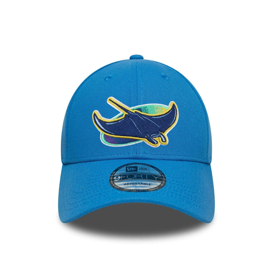 Rays New Era Aqua Blue Devil Rays 9Forty Adjustable Hat