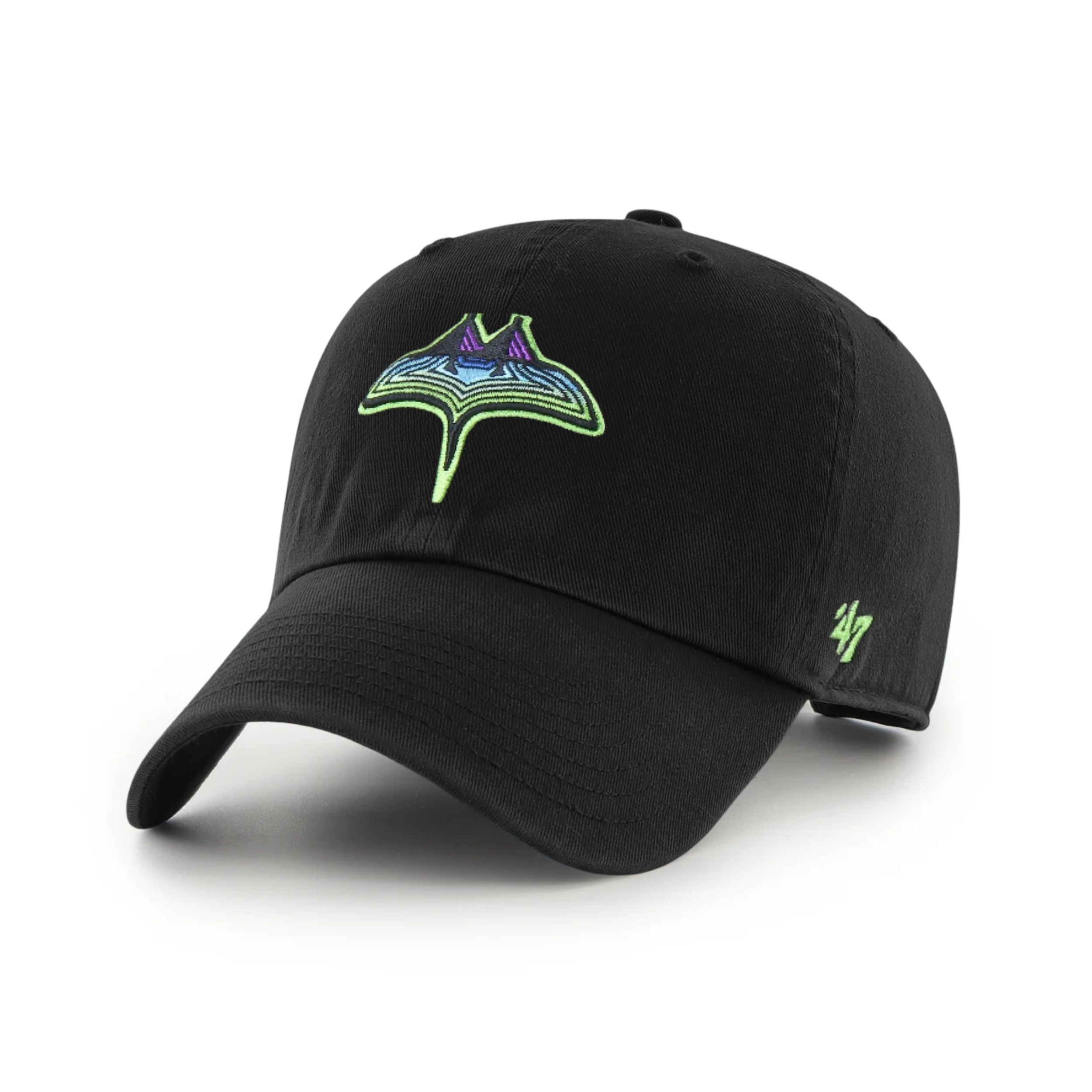 47 Brand Tampa Bay Rays キッズ キャップ Rays Kids '47 Brand Black City Connect Clean Up Skyway Adjustable