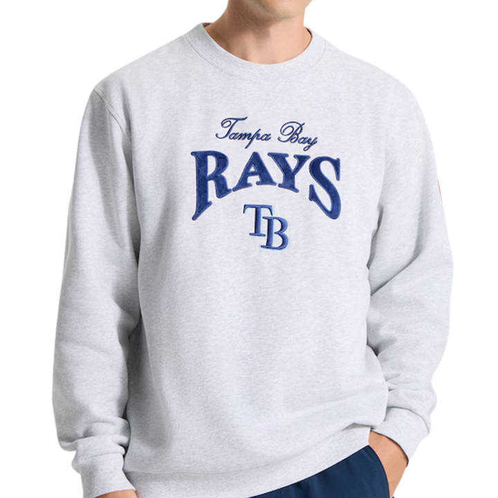Rays Men's lululemon Grey Steady State Crew Sweatshirt