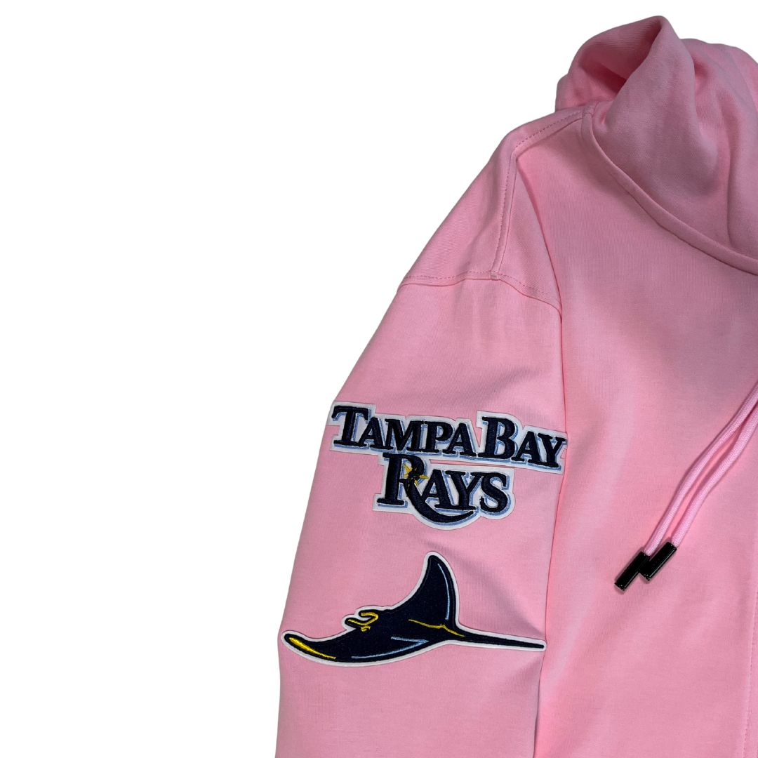 Rays Men's Pro Standard Pink Classic Zip Up Hoodie