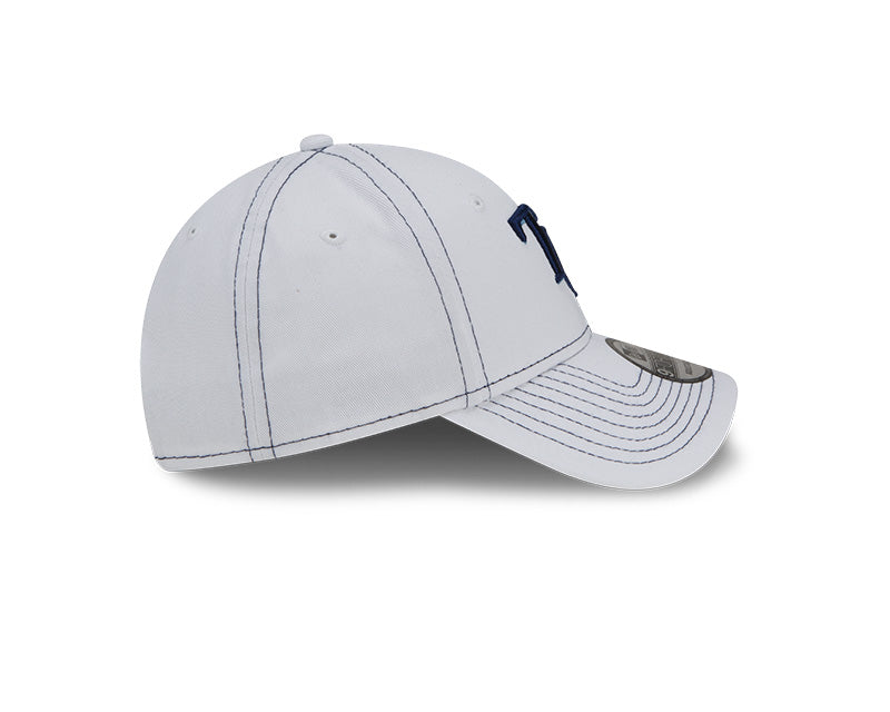 Rays New Era White Navy TB 9Forty Adjustable Hat