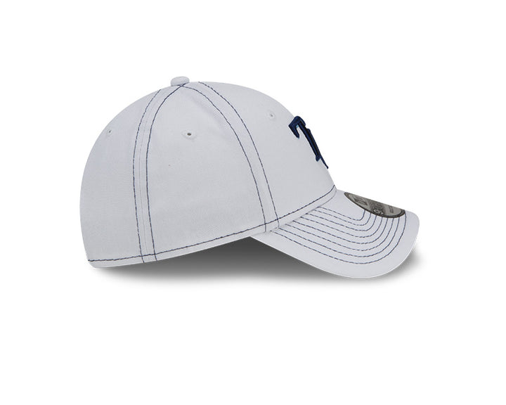 Rays New Era White Navy TB 9Forty Adjustable Hat