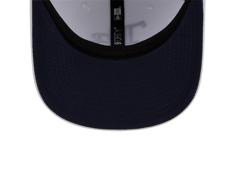 Rays New Era White Navy TB 9Forty Adjustable Hat