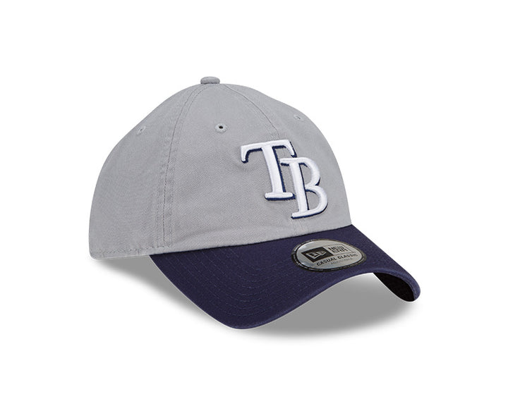 Rays New Era Navy Grey TB Casual Classic Adjustable Hat