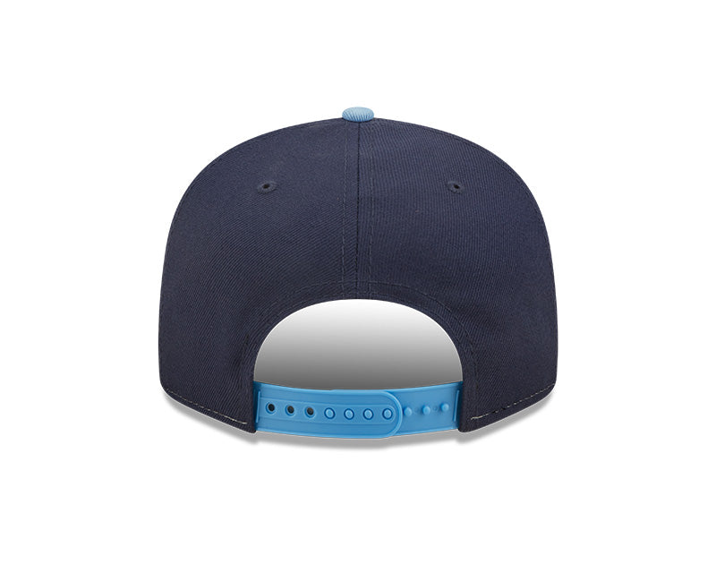 Rays New Era Navy/White/Light Blue TB Retro Sport 9Fifty Snapback Hat