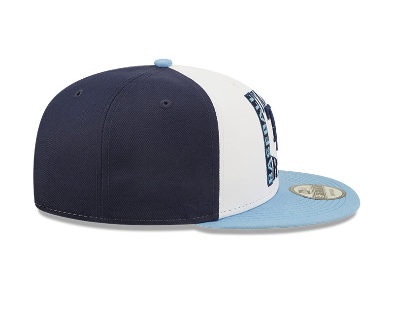 Rays New Era Navy/White/Light Blue TB Retro Sport 9Fifty Snapback Hat