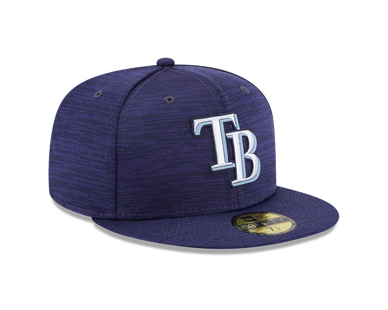 Rays New Era Navy TB Clubhouse 59Fifty Fitted Hat