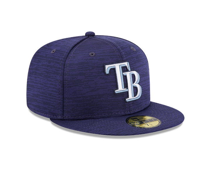 Rays New Era Navy TB Clubhouse 59Fifty Fitted Hat
