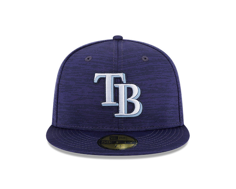 Rays New Era Navy TB Clubhouse 59Fifty Fitted Hat