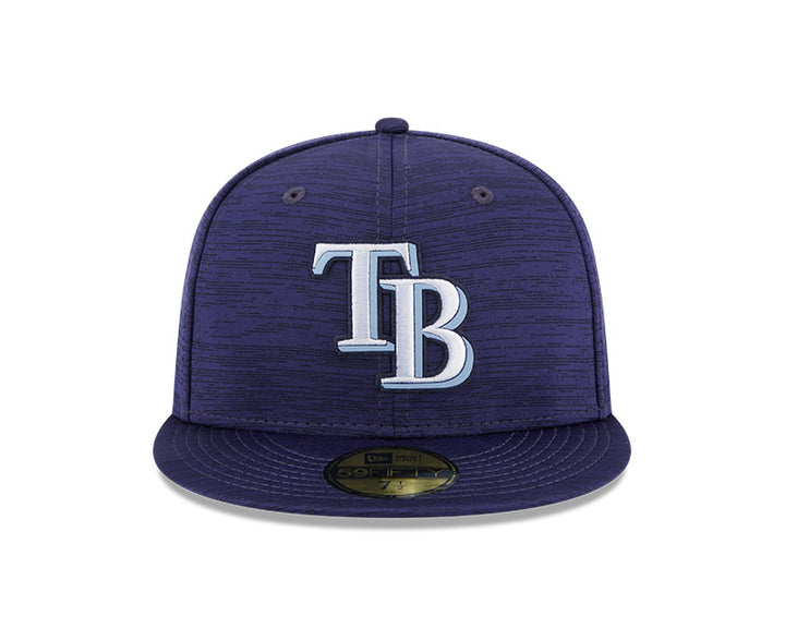 Rays New Era Navy TB Clubhouse 59Fifty Fitted Hat