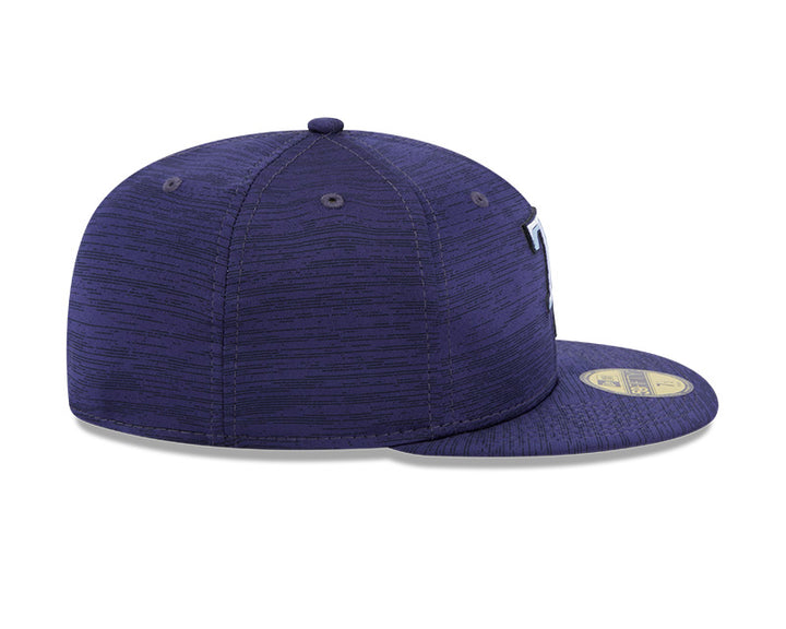 Rays New Era Navy TB Clubhouse 59Fifty Fitted Hat