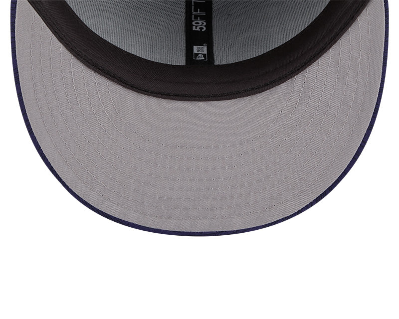 Rays New Era Navy TB Clubhouse 59Fifty Fitted Hat