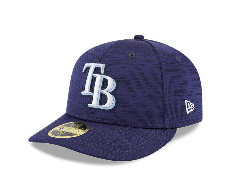 Rays New Era Navy TB Clubhouse Low Profile 59Fifty Fitted Hat