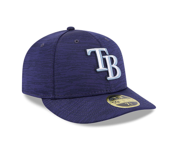 Rays New Era Navy TB Clubhouse Low Profile 59Fifty Fitted Hat