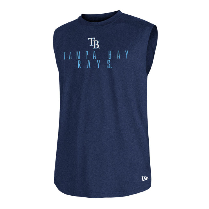 Rays Men's New Era Active Muscle Sleeveless Tank Top