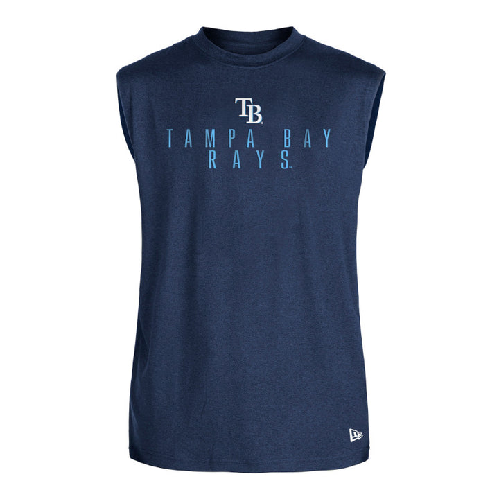 Rays Men's New Era Active Muscle Sleeveless Tank Top