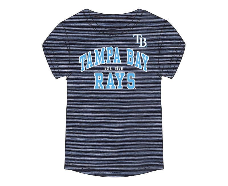 Rays Women's New Era Active Space Dye T-Shirt