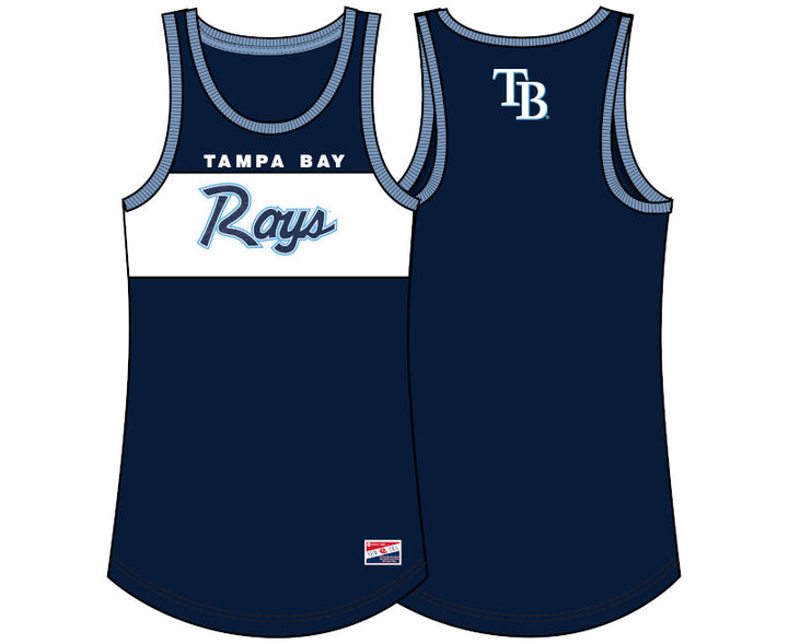 RAYS NEW ERA WOMEN GLITTER RACERBACK TANK