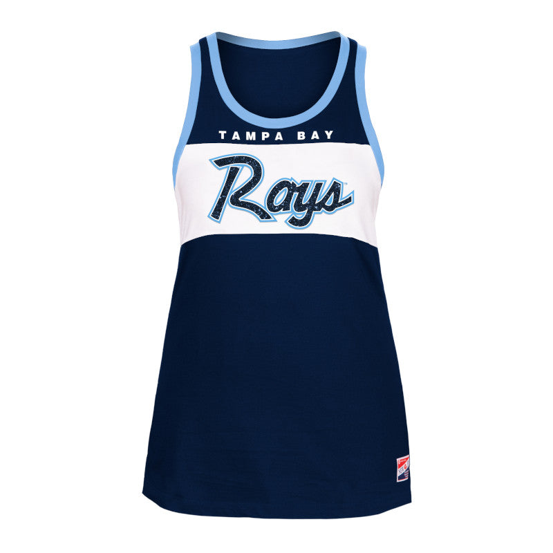 RAYS NEW ERA WOMEN GLITTER RACERBACK TANK