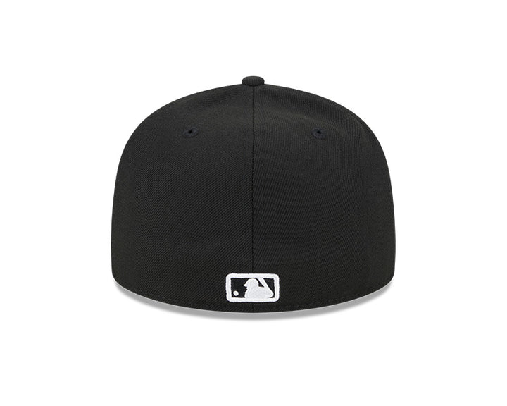 Rays New Era Black White TB World Series 2020 Patch 59Fifty Fitted Hat