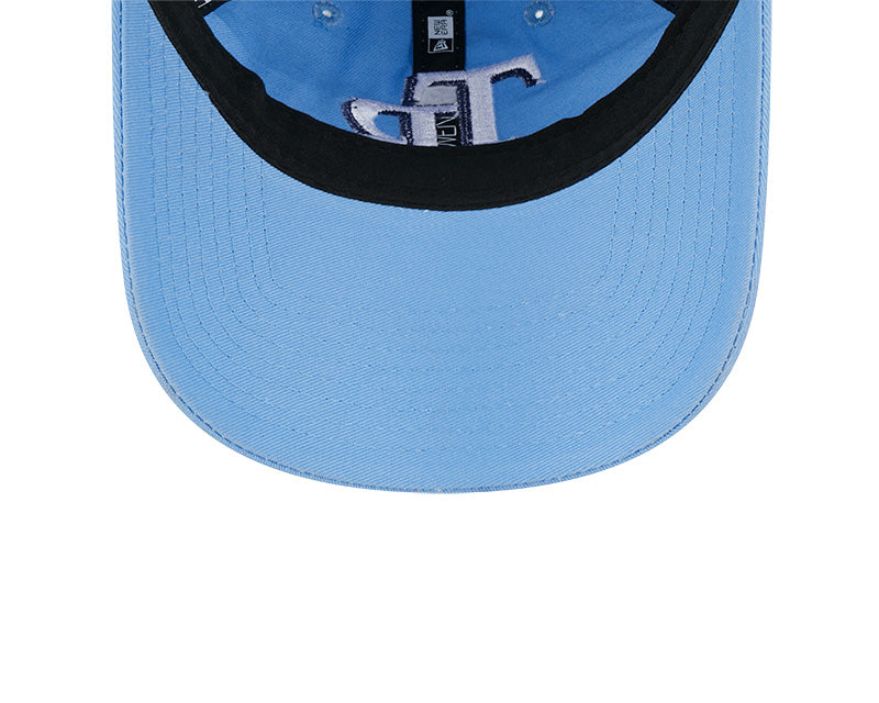 Rays New Era Women's Light Blue TB 9Twenty Adjustable Hat