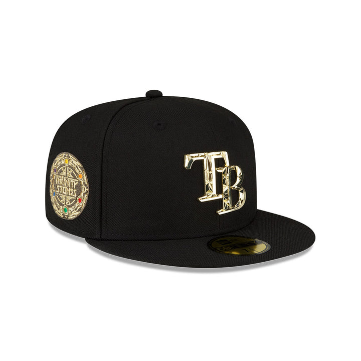 Rays New Era Black Gold TB Avengers Infinity Stones 59Fifty Fitted Hat