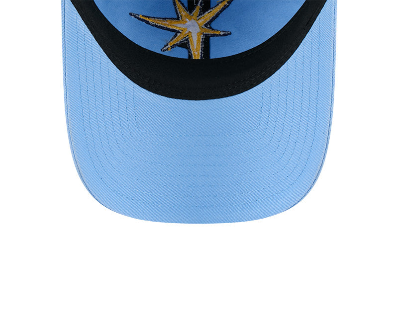 Rays Women's New Era Light Blue Burst 9Twenty Adjustable Hat