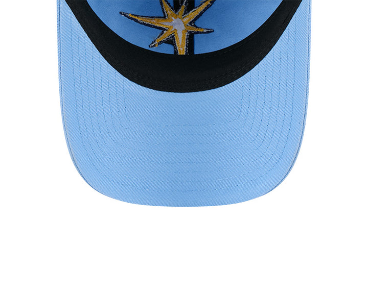 Rays Women's New Era Light Blue Burst 9Twenty Adjustable Hat