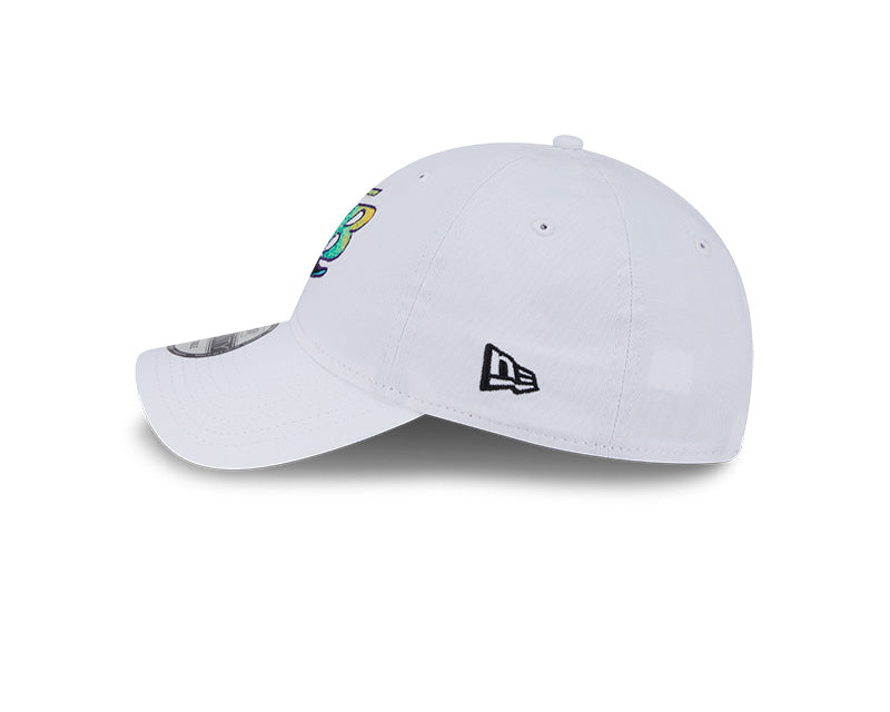 Rays New Era Devil Rays White Coop TB 9Twenty Adjustable Hat