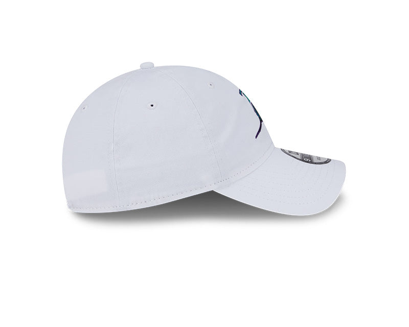 Rays New Era Devil Rays White Coop TB 9Twenty Adjustable Hat