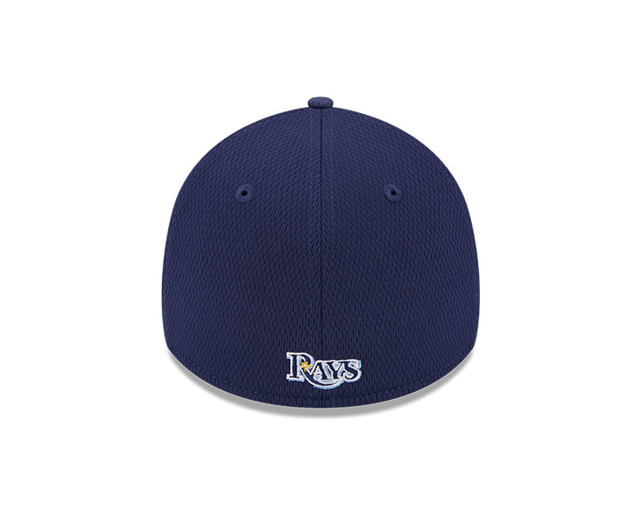 Rays New Era Navy TB Active Dash Mark 39Thirty Flex Fit Hat