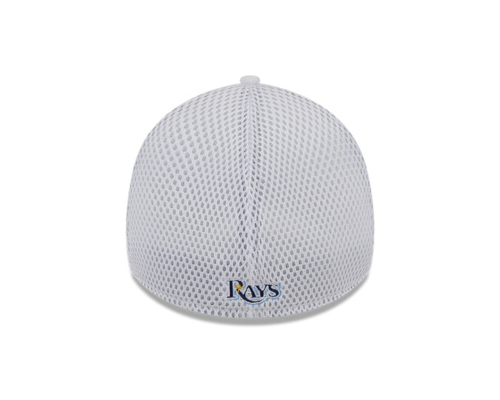 Rays New Era White Gameday TB Mesh 39Thirty Hat
