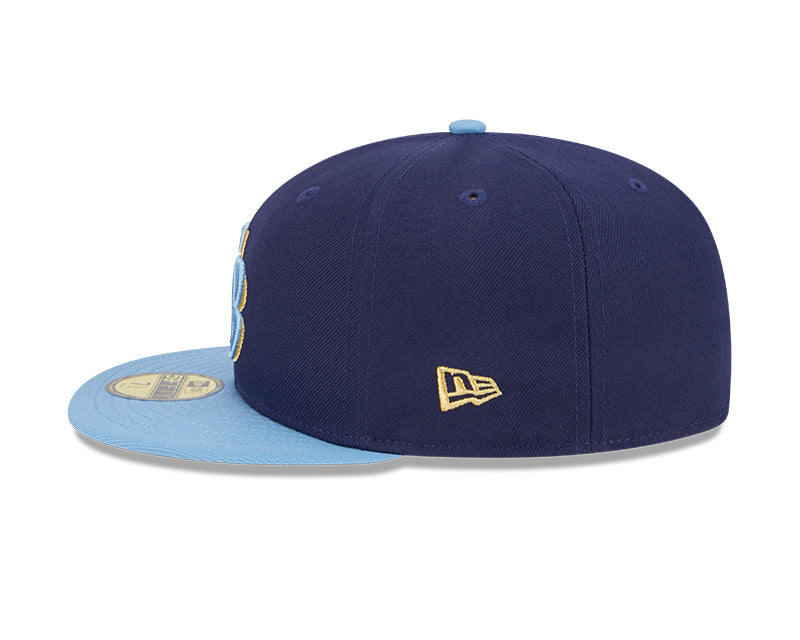 Rays New Era Navy TB Gameday 59Fifty Fitted Hat