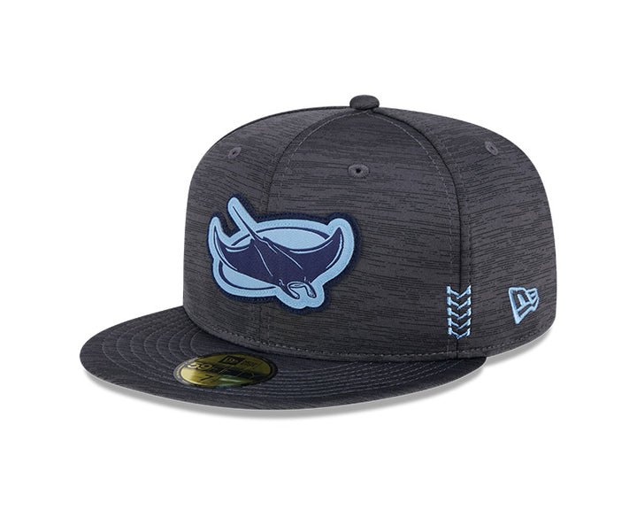Rays New Era Graphite Grey 2024 Alt Clubhouse 59Fifty Fitted Hat