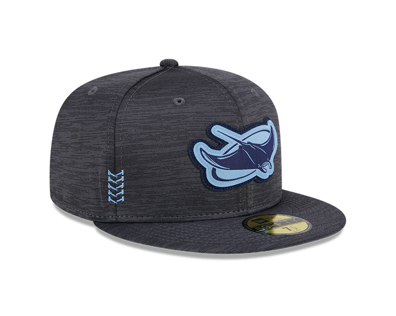 Rays New Era Graphite Grey 2024 Alt Clubhouse 59Fifty Fitted Hat