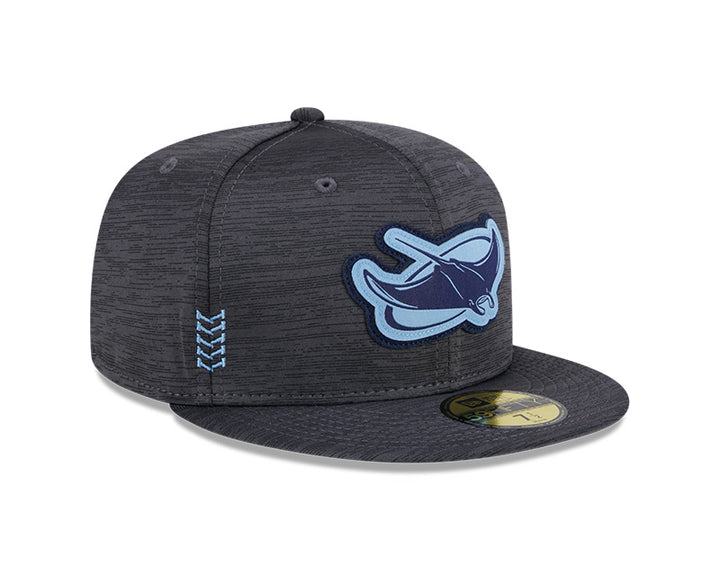 Rays New Era Graphite Grey 2024 Alt Clubhouse 59Fifty Fitted Hat