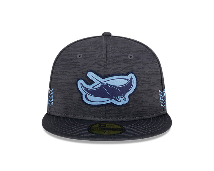 Rays New Era Graphite Grey 2024 Alt Clubhouse 59Fifty Fitted Hat