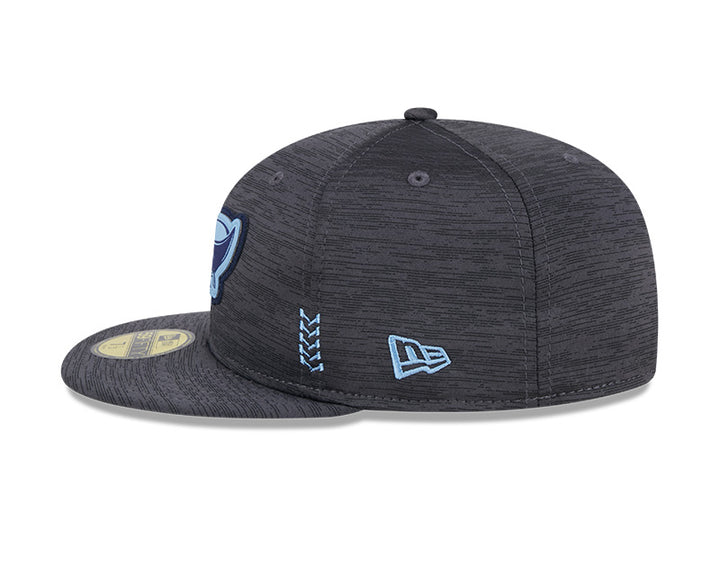 Rays New Era Graphite Grey 2024 Alt Clubhouse 59Fifty Fitted Hat