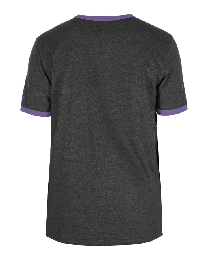 Rays Men's New Era Grey City Connect SkyRay Ringer T-Shirt